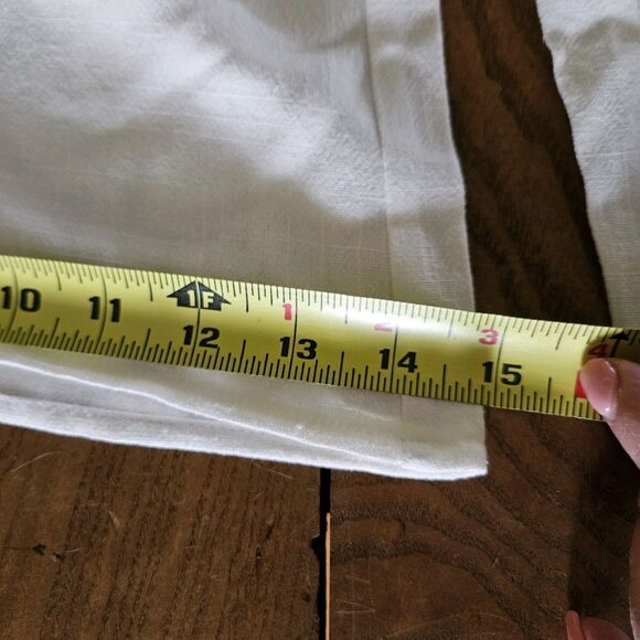 ANRABESS Women's L Linen Pants Summer Casual Palazzo Beach Pant Drawstring - Picture 8 of 8